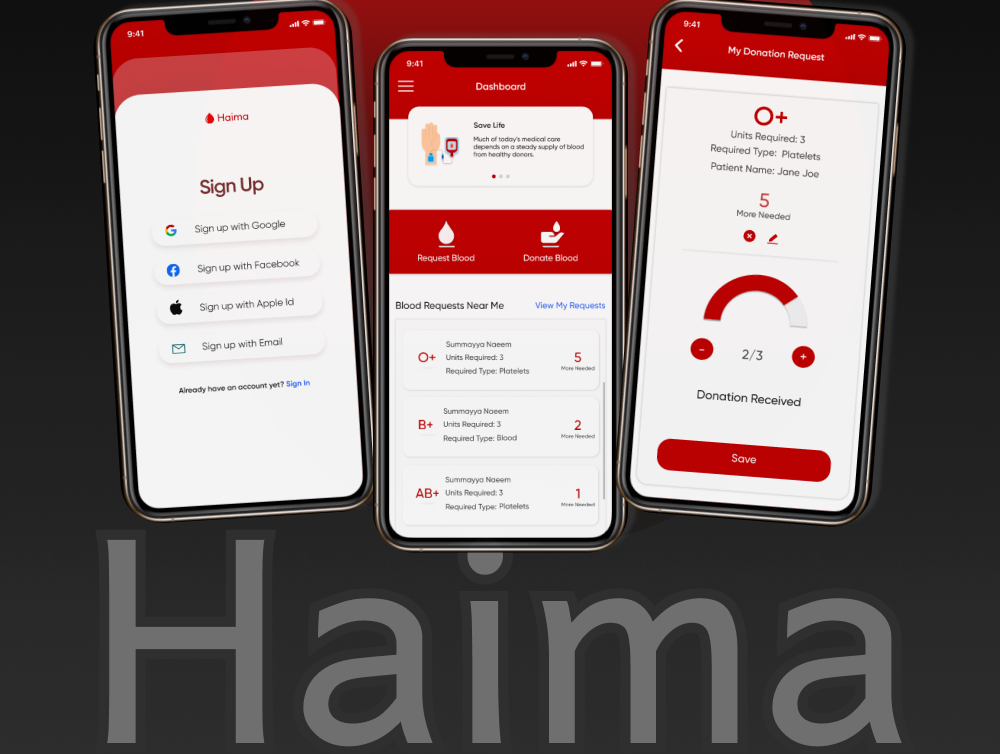 Haima – Blood Donation Platform