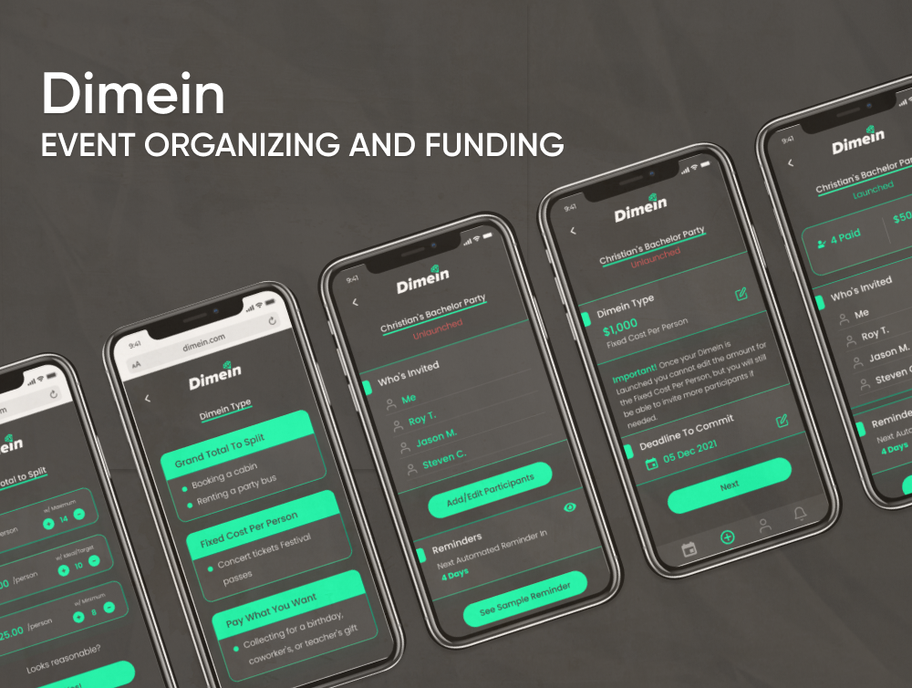 DimeIn – Event Organizing & Funding