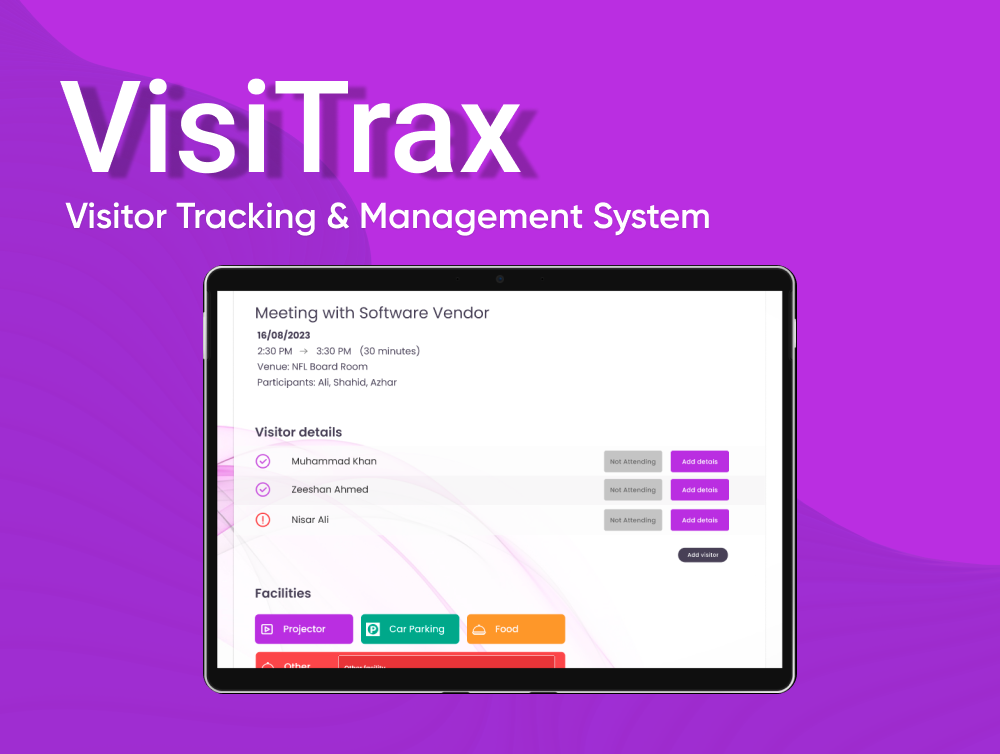 VisiTrax – Visitor Tracking & Management System