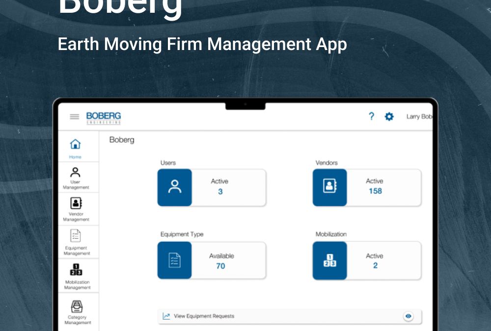 Boberg – Earth Moving Firm Ops
